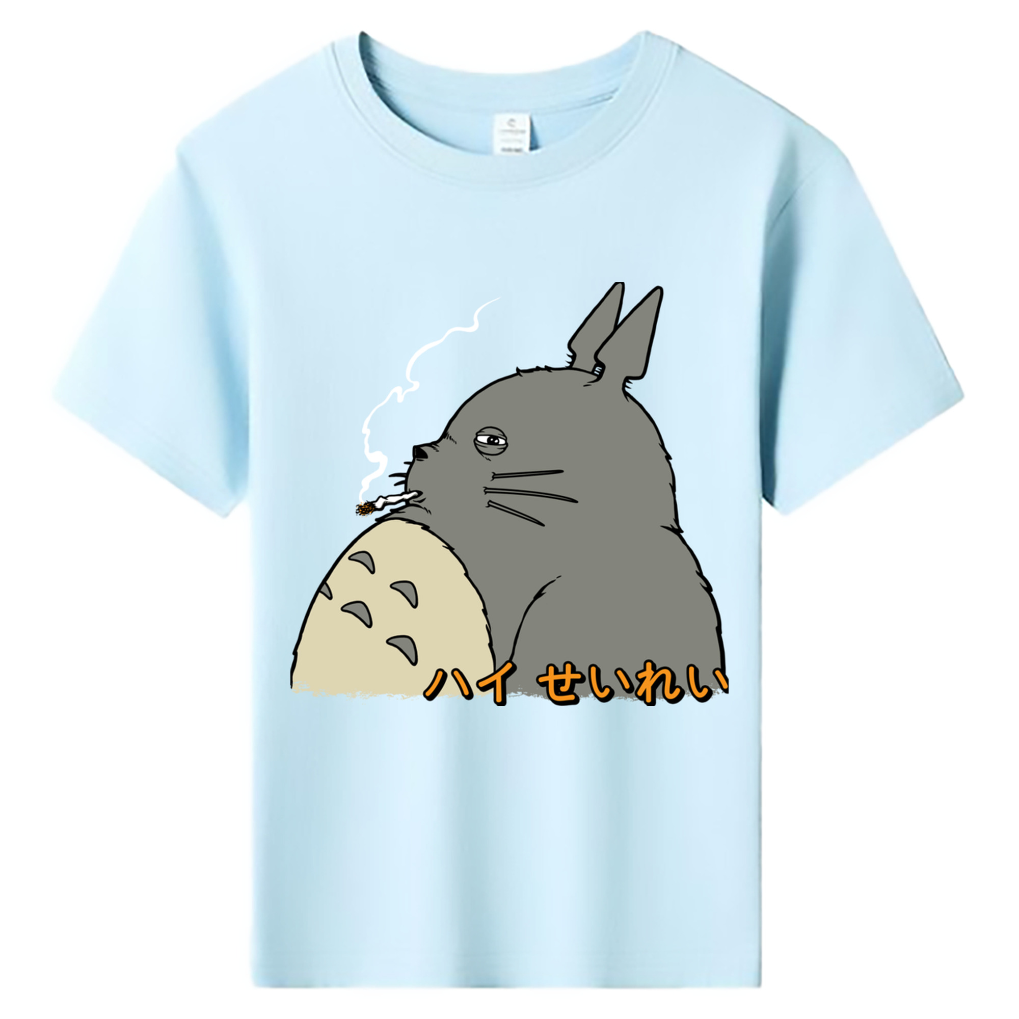 （画像用） となりのトトロ 草壁メイ 草壁サツキ My Neighbor Totoro Satsuki Kusakabe Mei Kusakabe 綿100％キッズTシャツ（フロントプリント）